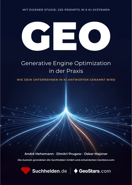 Buchcover: GEO – Generative Engine Optimization in der Praxis