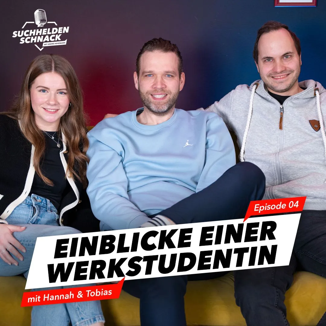 Cover: Zwischen Skript & SEO-Strategie – Suchhelden Schnack Episode 04