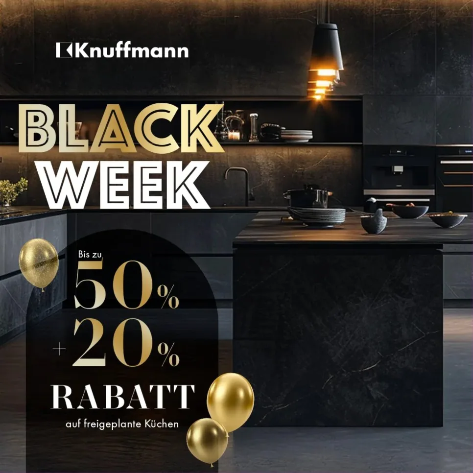 Social-Media-Creative für Knuffmann: Black Week Küchen